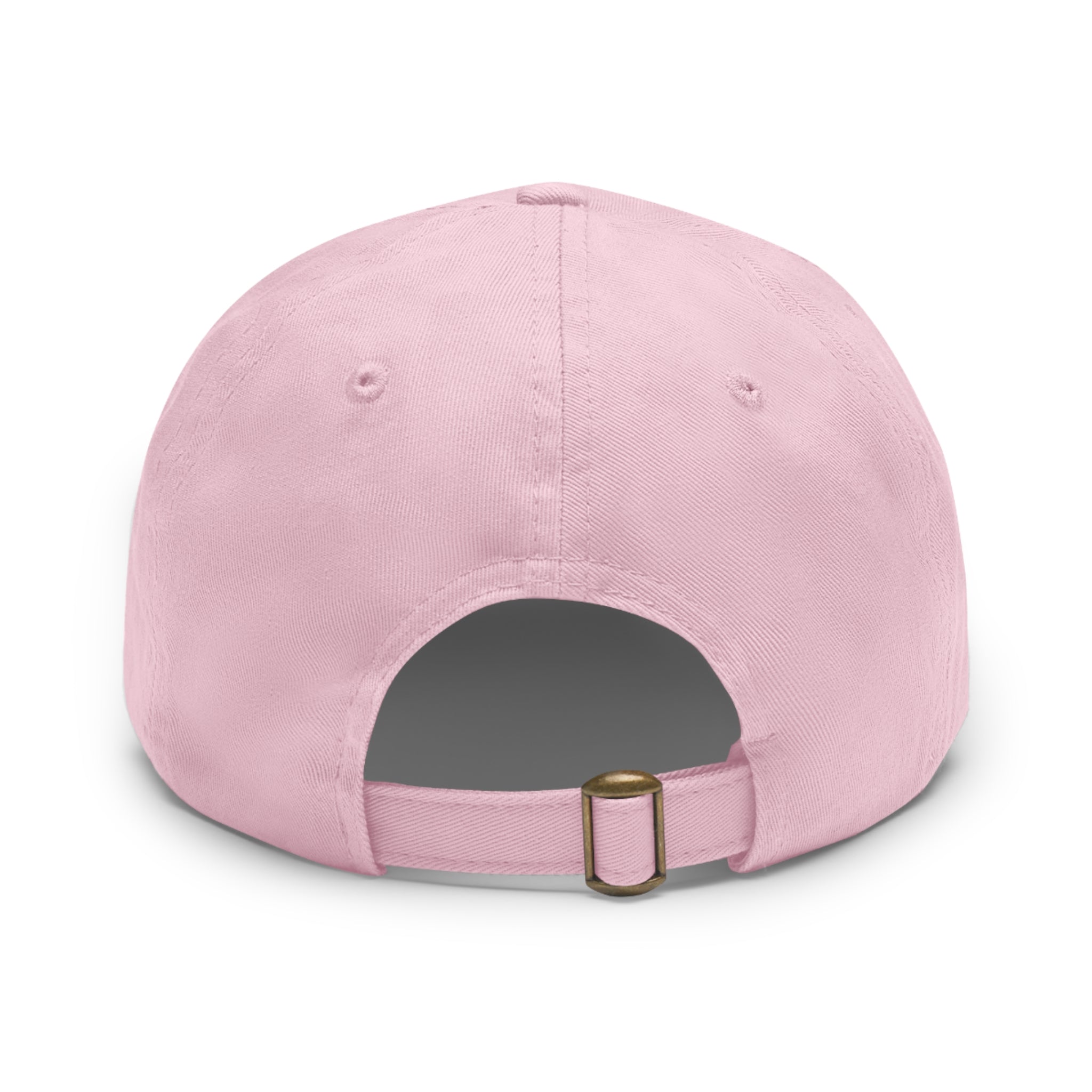 Dad Hat mit Lederaufnäher (rund)