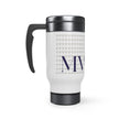 Stainless Steel Travel Mug with Handle, 14oz