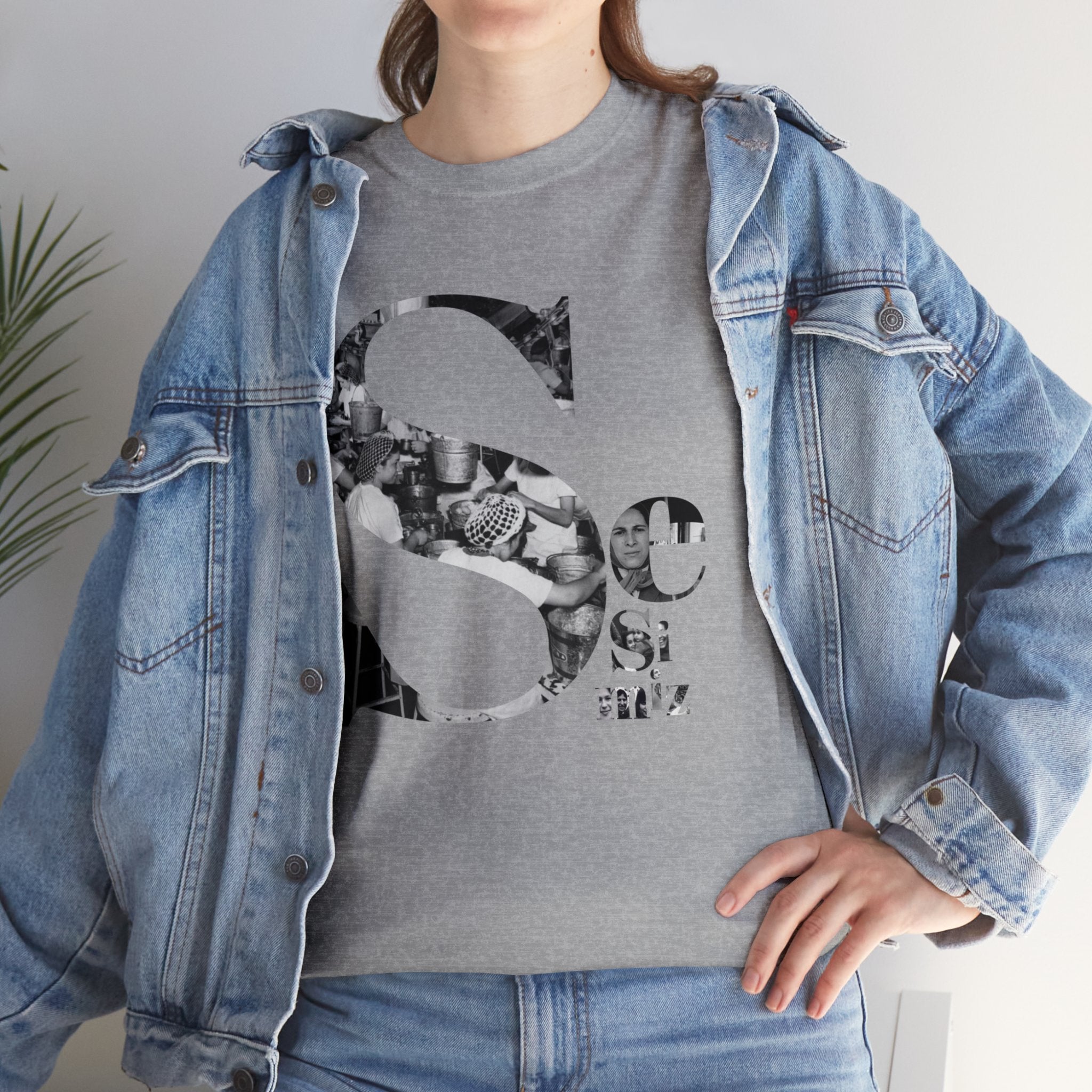 Unisex-T-Shirt aus schwerer Baumwolle