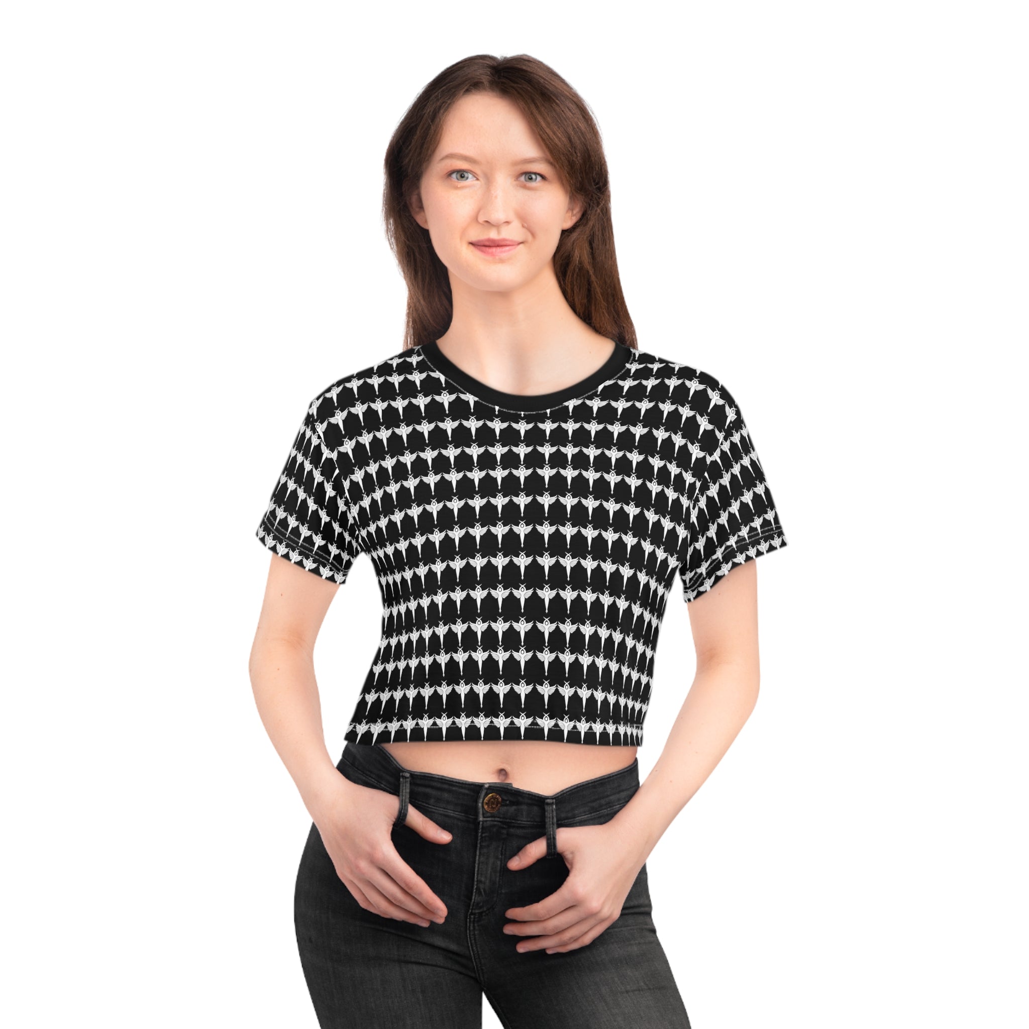 Crop-T-Shirt (AOP)