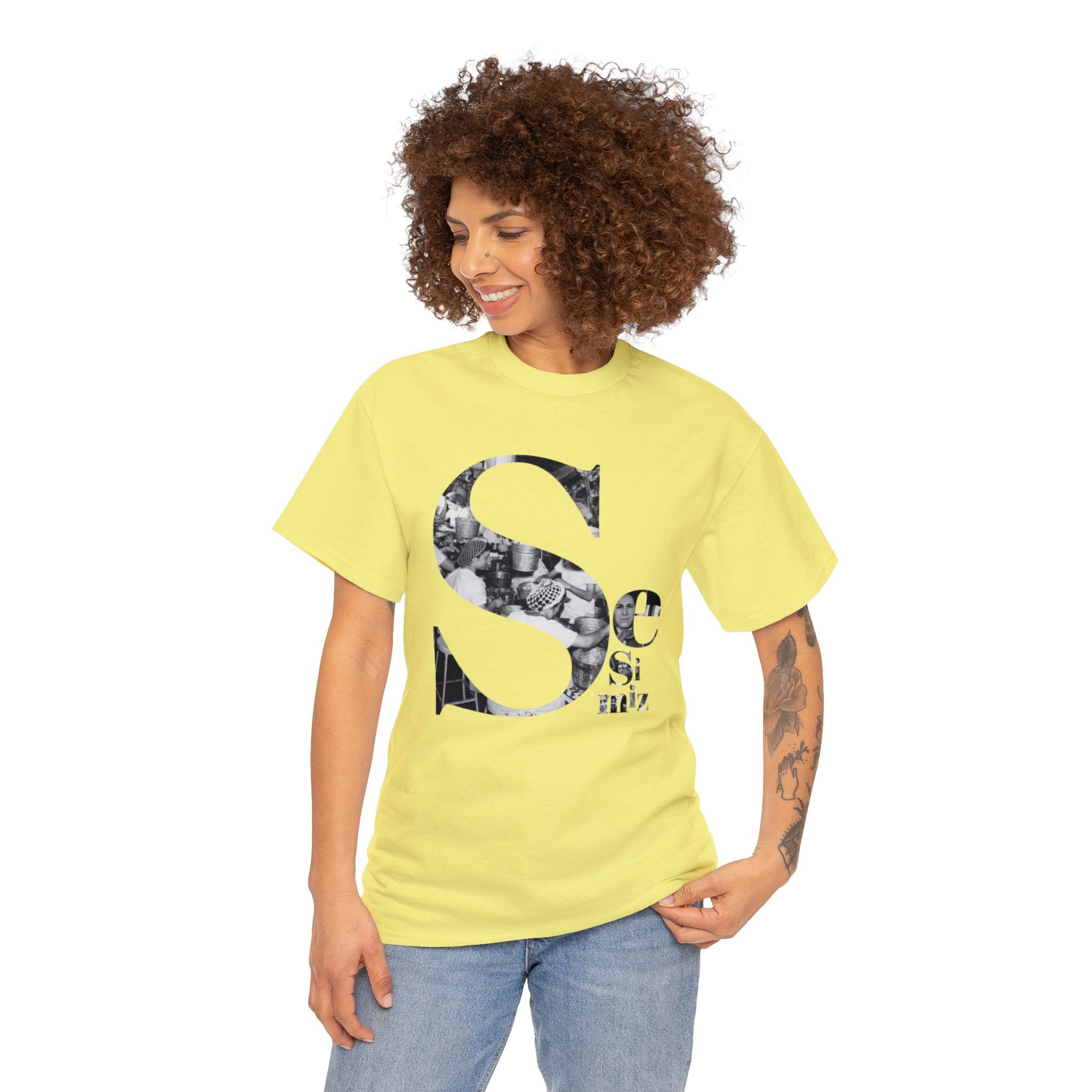 Unisex-T-Shirt aus schwerer Baumwolle