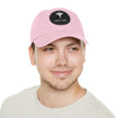 Dad Hat mit Lederaufnäher (rund)