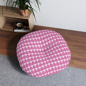 Coussin de sol touffeté, rond