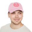 Dad Hat mit Lederaufnäher (rund)